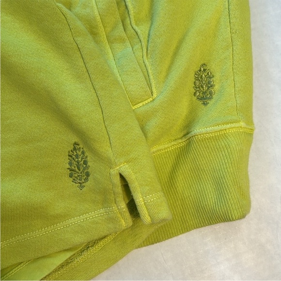 FP Movement XSmall Set TWO piece hoodie AND skort neon green cotton Free People - Picture 9 of 11